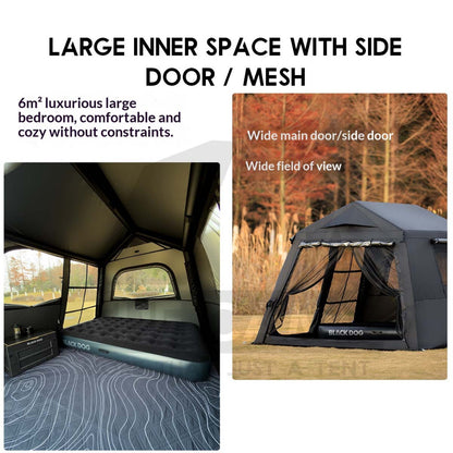Blackdog Mountain Haven Air Pro Air Tent PU3000mm Inflatable Outdoor Camping Khemah Angin CBD2550WS066