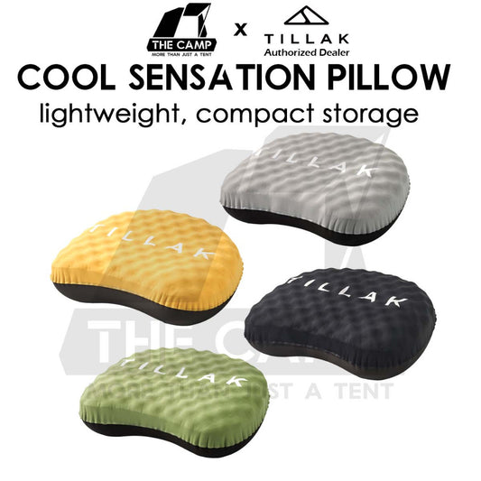 Tillak Cool Sensation Cooling Pillow Air Sponge 2 in 1 Outdoor Camping Bantal