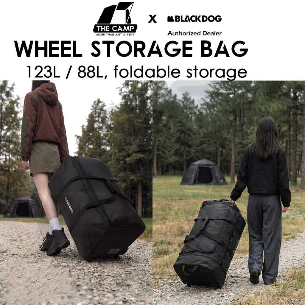Blackdog Wheel Storage Bag 123L 88L Large Capacity Big Outdoor Camping Equipment Case Beg Besar CBD2550XB018