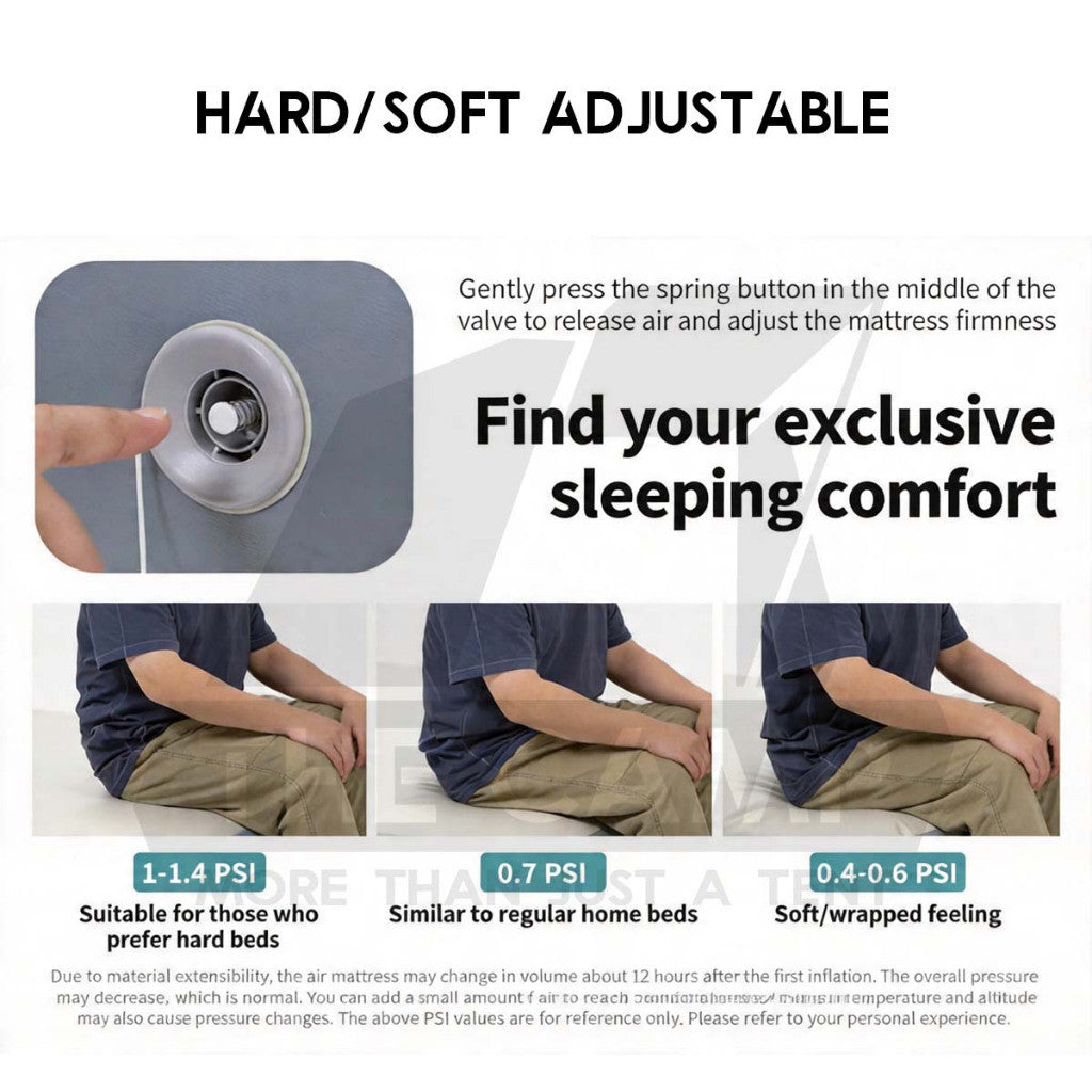 CC Drop Stitch Air Mattress with Bed Sheet Bed Cover 30cm Sponge Outdoor Camping Tilam Cadar