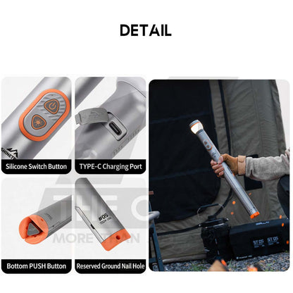 Shinetrip A591 Tripod Light 1.92m Tactical Telescopic Aluminium LED Work Stand Magnet Adjustable Lamp Outdoor Camping