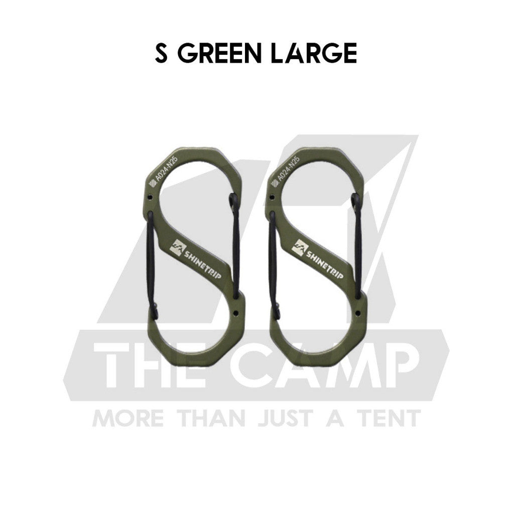 Shinetrip Deck Peg Fishbone Fish Bone Aluminium Carabiner Tarp Flysheet Pole Tent Khemah A572