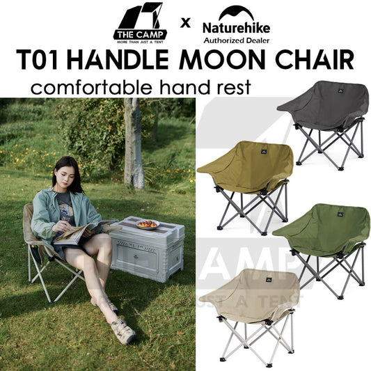 Naturehike T01 Armrest Folding Moon Chair Handle Outdoor Camping Widened Handle Arm Rest Kerusi Healing CNH23JU13002