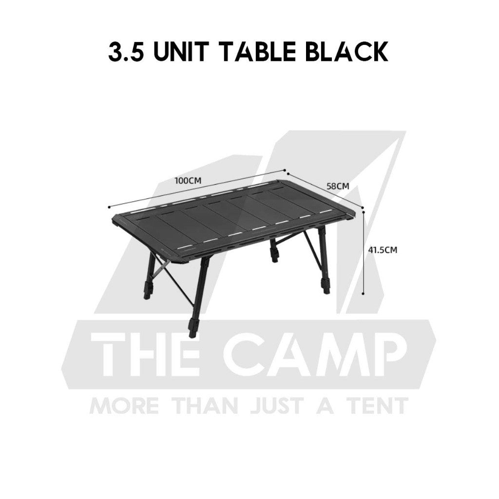 Shinetrip Tuoyu Tactical IGT Table 3.5 /  5 unit  Adjustable Height Expandable Side Outdoor Camping Modular Meja A584