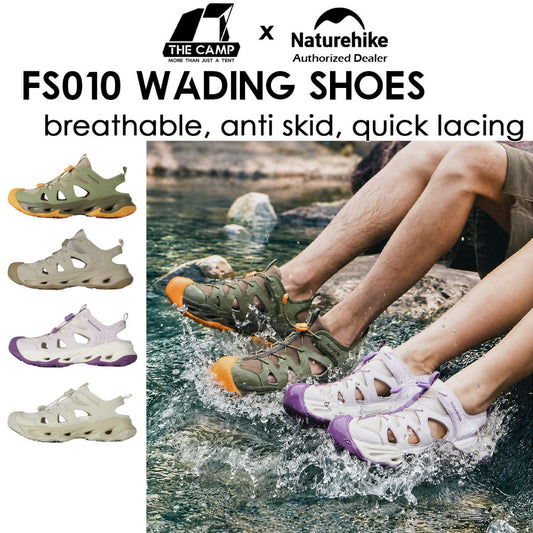 Naturehike FS010 Wading Shoes Amphibious Beach River Hiking Outdoor Camping Shoe Kasut Sungai Pantai CNK2620FS010