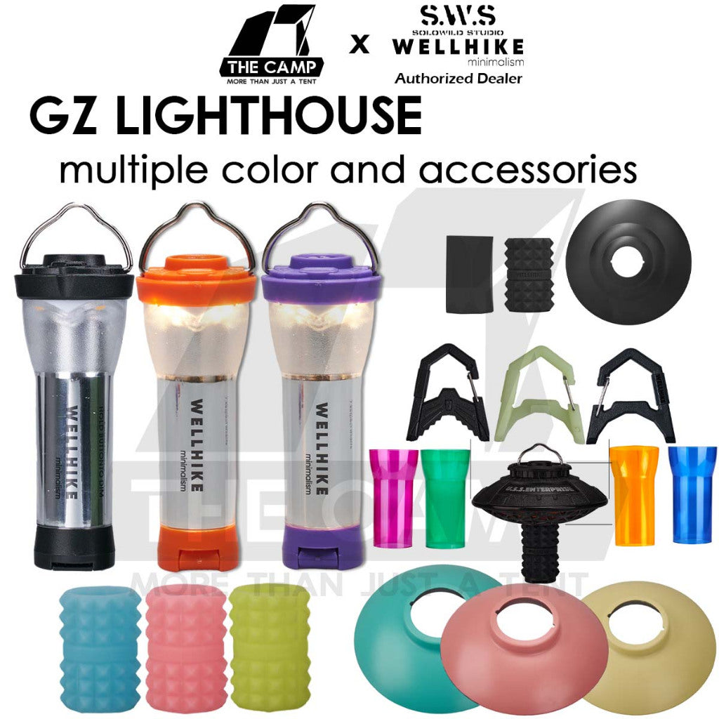 Wellhike SWS GZ Lighthouse LED Light House Torch Lantern Accessories Lamp Shade Reflector Diffuser Hook Goal Zero