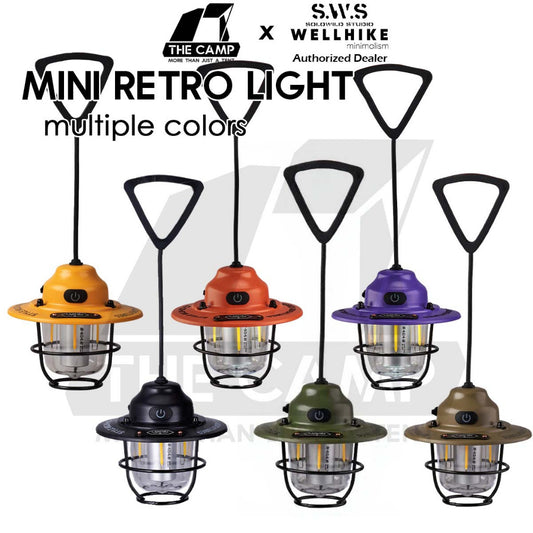 Wellhike SWS Mini Retro Lamp Outdoor Camping LED Mini Light Atmosphere Lantern Hanging Lampu