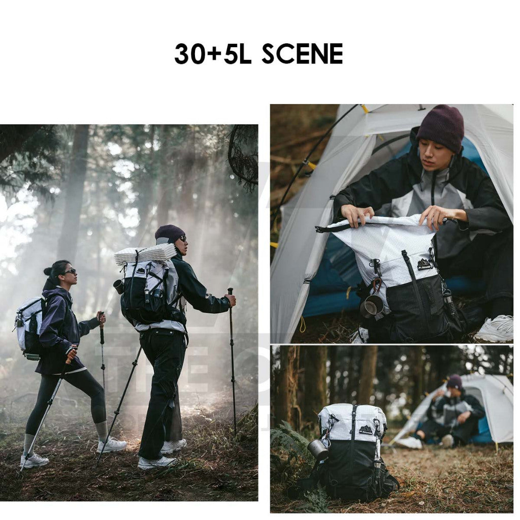 Naturehike Helium Series Backpack 25L / 30L+5L Splashproof Lightweight Hiking Camping Outdoor CNK2300016 CNK2300BB017