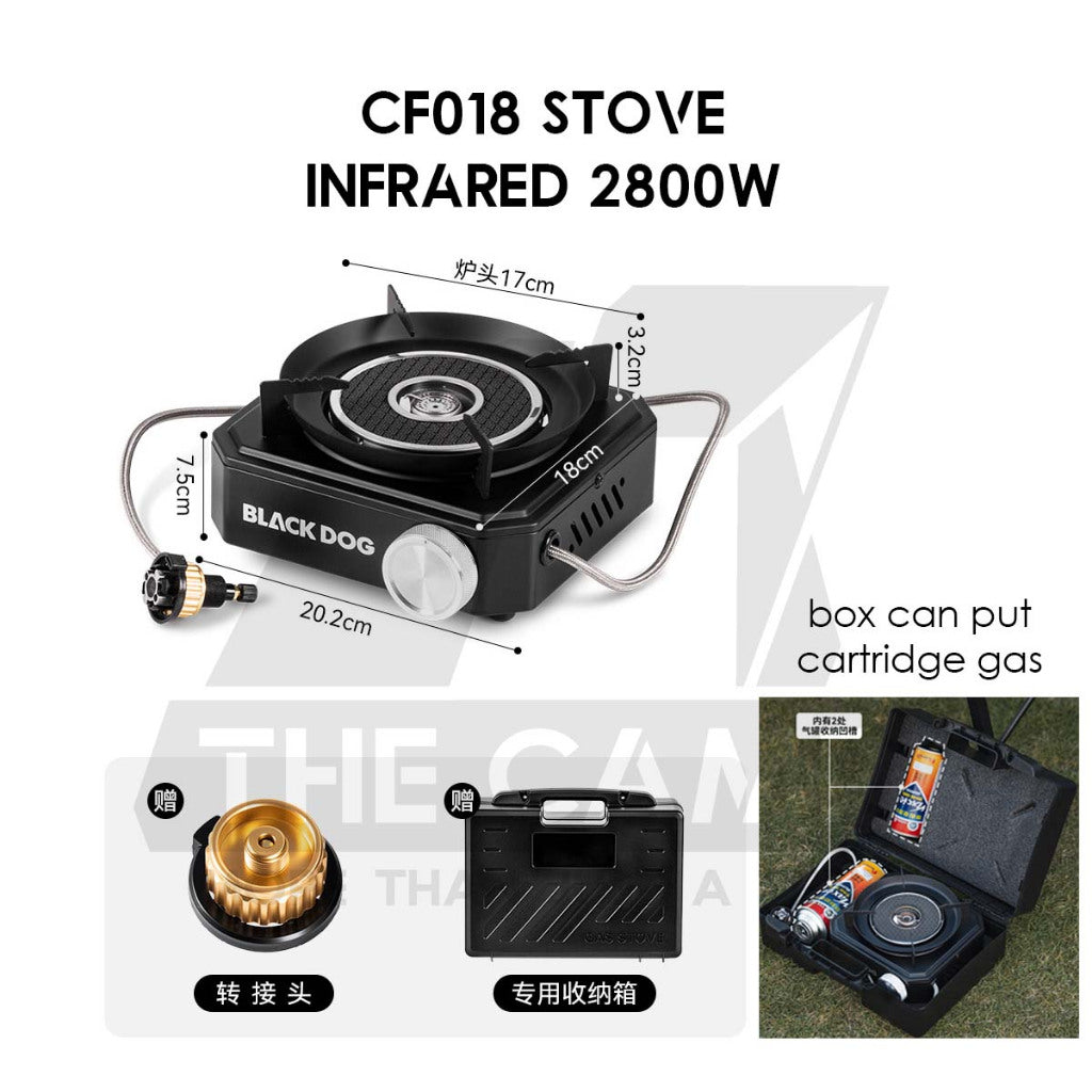 Blackdog Stove Mini Cassette Infrared 3100W 3500W 3300W 2900W 2800W CBD2300CW013 CBD2300012 CBD2550CF014 CBD2550CF015