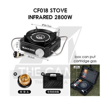 Blackdog Stove Mini Cassette Infrared 3100W 3500W 3300W 2900W 2800W CBD2300CW013 CBD2300012 CBD2550CF014 CBD2550CF015