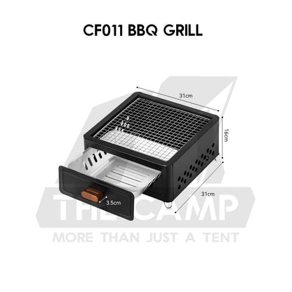 Blackdog Charcoal BBQ Grill Fire Pit Stove Outdoor Camping Folding Foldable Barbecue Firepit CBD2450CF010 CBD2300CF011