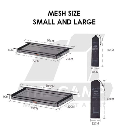 Shinetrip Outdoor Triangle Hanging Rack Aluminum Mesh Camping Hanger Tripod Shelf Stand Tableware Organizer
