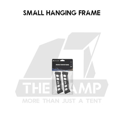 Shinetrip Outdoor Triangle Hanging Rack Aluminum Mesh Camping Hanger Tripod Shelf Stand Tableware Organizer