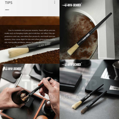 MHW-3BOMBER Coffee Grinder Cleaning Brush Espresso Brush Cleaner Tool Aluminium / ABS