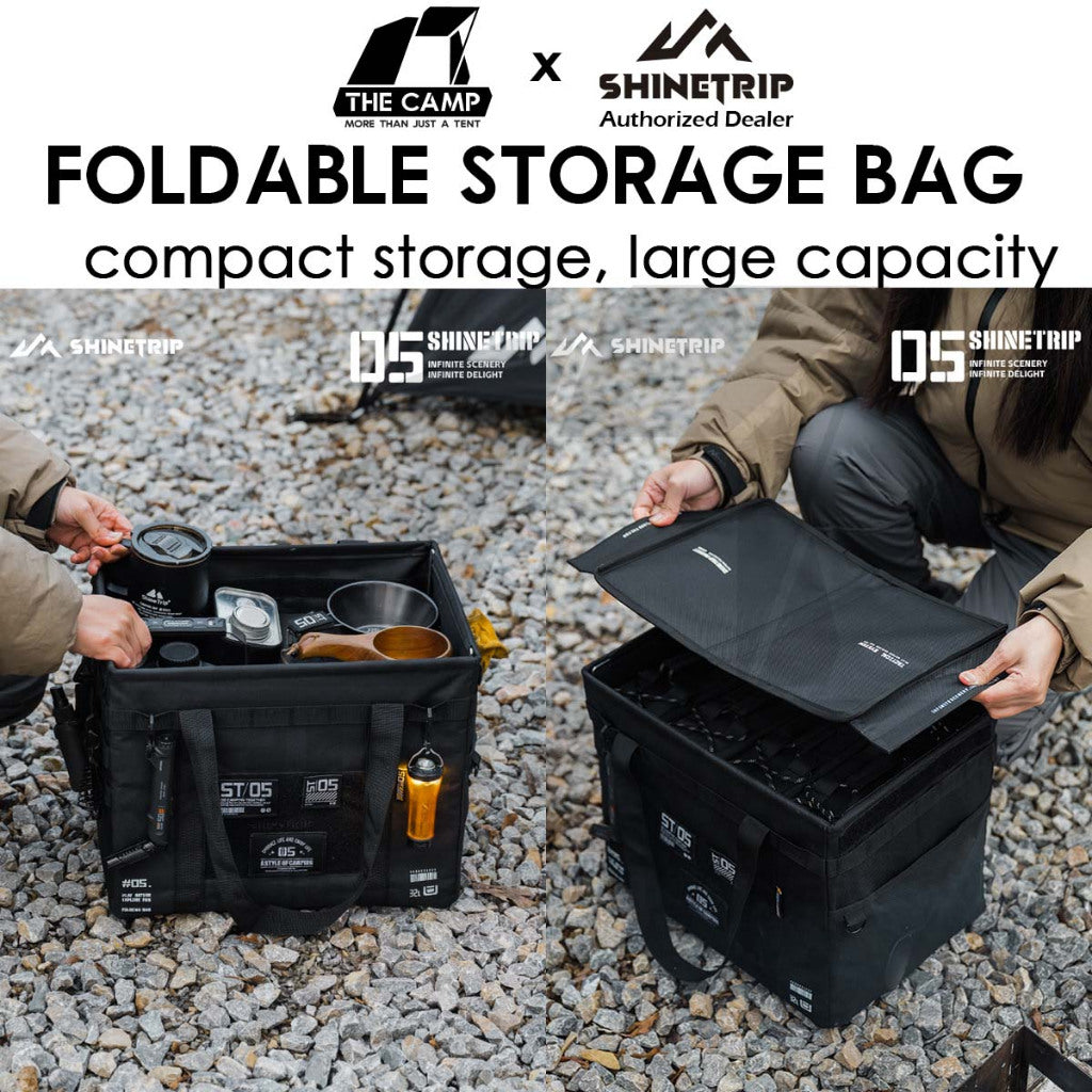 Shinetrip Foldable 32L Tactical Storage Bag Outdoor Camping Molle System Hard Soft Case A580