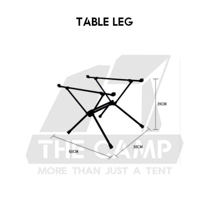 Shinetrip Cloth Table Tactical 1000D Foldable Folding Compact Lightweight Motor Outdoor Camping Meja Aluminium