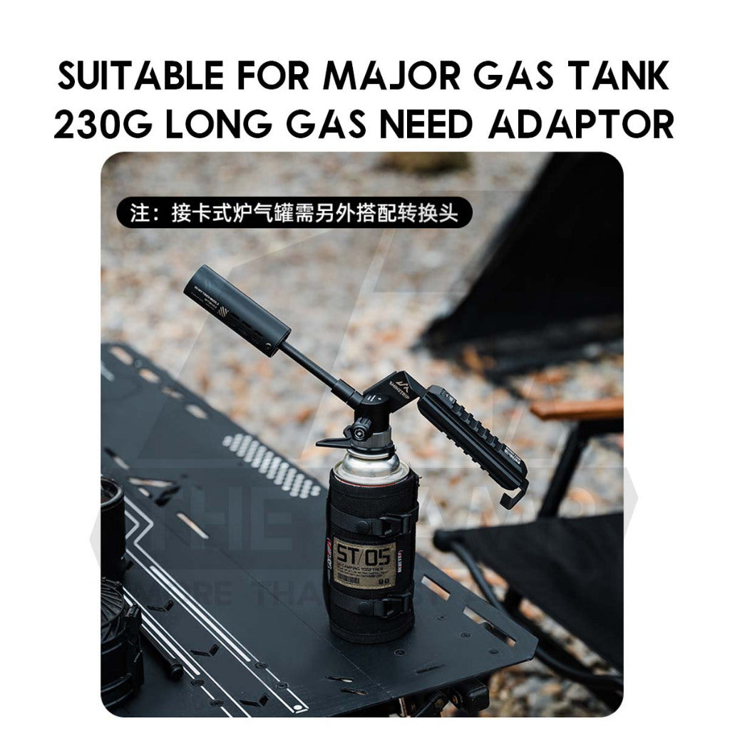 Shinetrip Flame Torch Gun Outdoor Camping High Power Firepit Fire Pit Burner Gas Adaptor Butane Flame Thrower A574