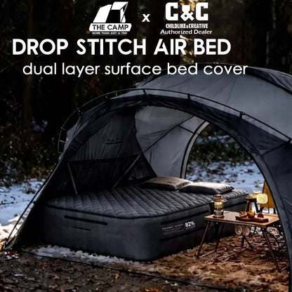 CC Drop Stitch Air Mattress with Bed Sheet Bed Cover 30cm Sponge Outdoor Camping Tilam Cadar