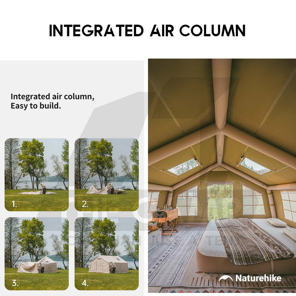 Naturehike Extend Air 13.2 Gen 2 Inflatable Air Tent with Detachable Flysheet Outdoor Camping NH22ZP014