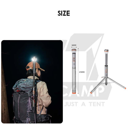 Shinetrip A591 Tripod Light 1.92m Tactical Telescopic Aluminium LED Work Stand Magnet Adjustable Lamp Outdoor Camping