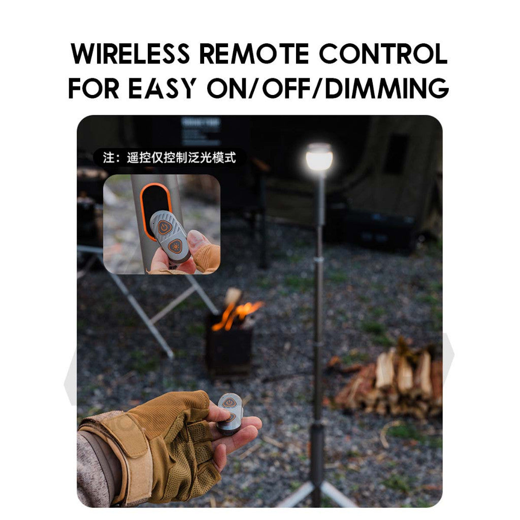 Shinetrip A591 Tripod Light 1.92m Tactical Telescopic Aluminium LED Work Stand Magnet Adjustable Lamp Outdoor Camping