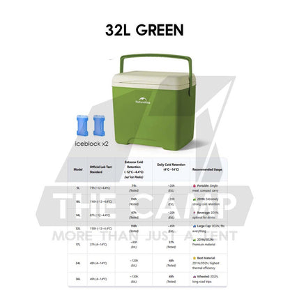 Naturehike JY PU Cooler Ice Box Pro 5L 14L18L 32L 17L 24L 36L Wheel Camping Outdoor Refrigerator Freezer CNK2450CF012
