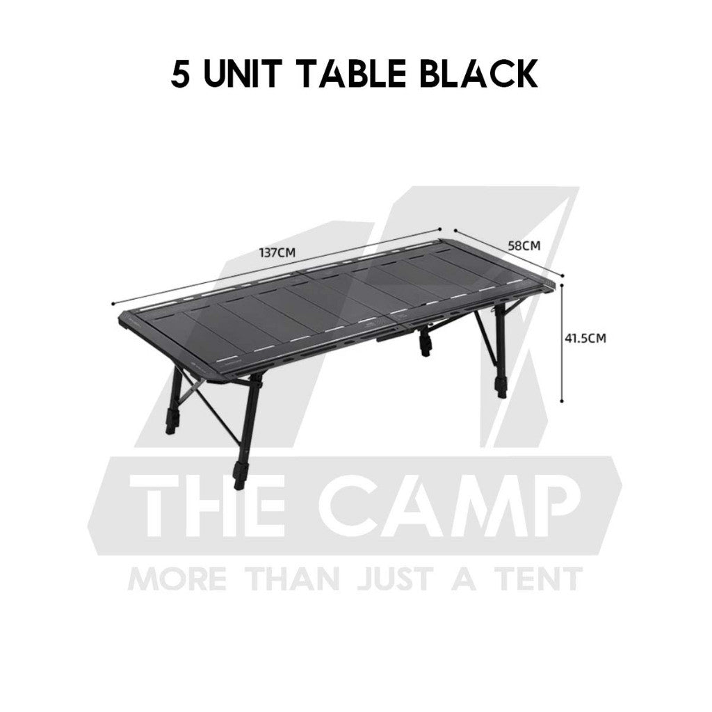 Shinetrip Tuoyu Tactical IGT Table 3.5 /  5 unit  Adjustable Height Expandable Side Outdoor Camping Modular Meja A584