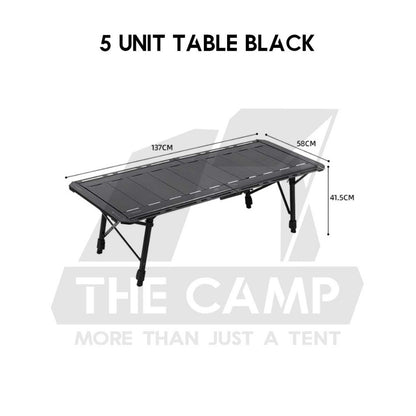 Shinetrip Tuoyu Tactical IGT Table 3.5 /  5 unit  Adjustable Height Expandable Side Outdoor Camping Modular Meja A584