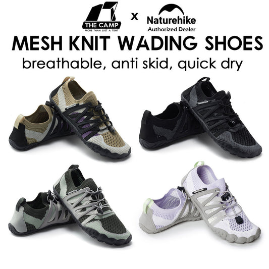 Naturehike Wading Shoes Mesh Knit Beach River Hiking Surfing Outdoor Camping Shoe Kasut Sungai Pantai CYY2321IA010