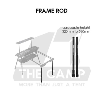 Shinetrip Skateboard Rack Table ST05 Tactical IGT Series Folding Table Shelf Storage Aluminum Alloy Meja Rak Khemah