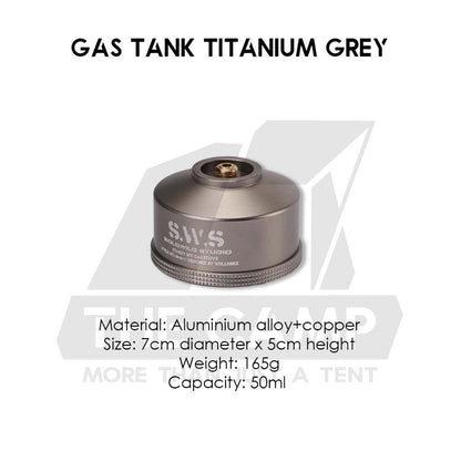 Wellhike SWS Gas Tank Refillable Reusable Lamp Extension Rod Foldable Stove Aluminium Butane Gas