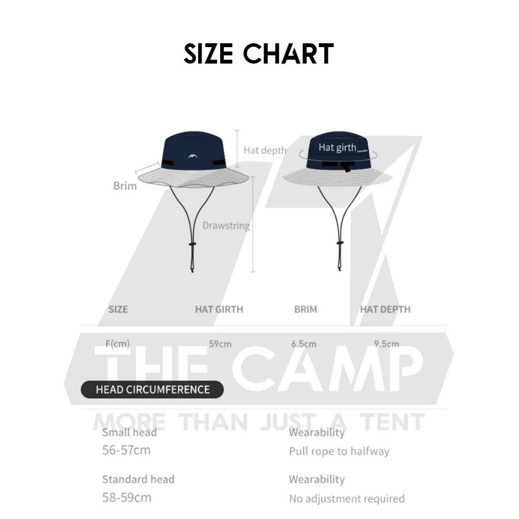 Naturehike Fisherman Hat Camping Outdoors Folding Ultralight Breathable Cap Hats Hiking Fishing CYY2551FS013