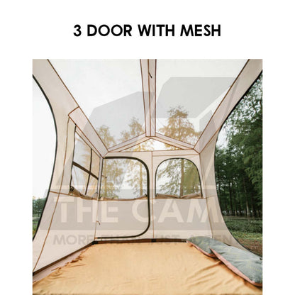 Naturehike Village 5 Automatic Tent Auto With Flysheet Snow Skirt Village 5.0 Outdoor Camping Khemah NH21ZP009