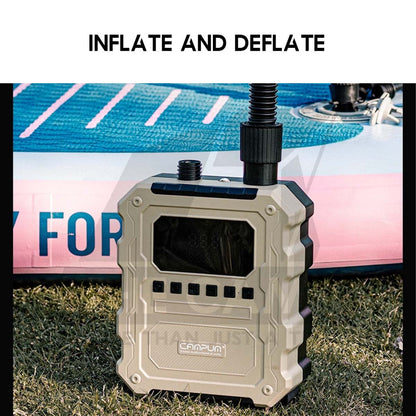 Campum STT01 Air Pump for Air Tent Inflate Deflate SUP Board Air Bed 60PSI 15600mah Portable Electric Car Plug