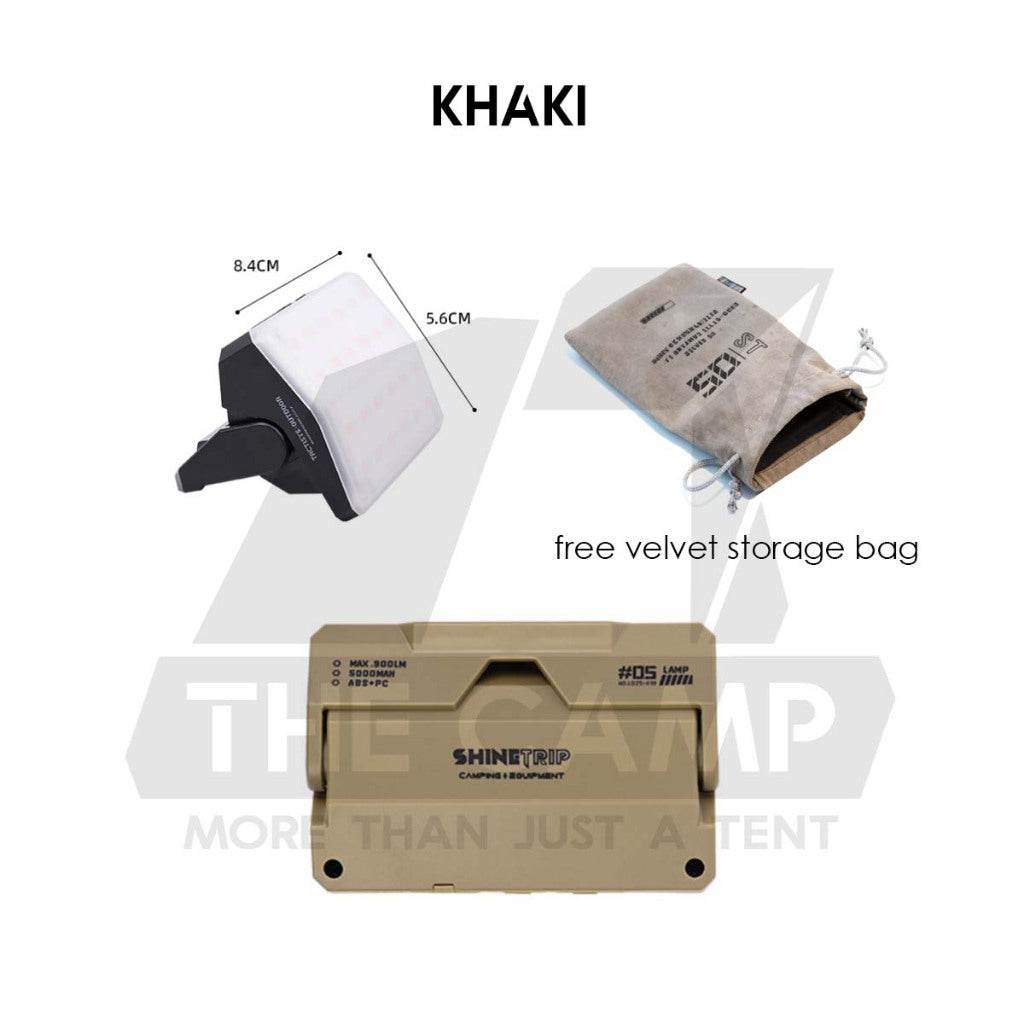 Shinetrip Illuminator Card Light 5000mah High Brightness Outdoor Camping Lamp Tripod Magnet Hanging Lamp Lampu A565