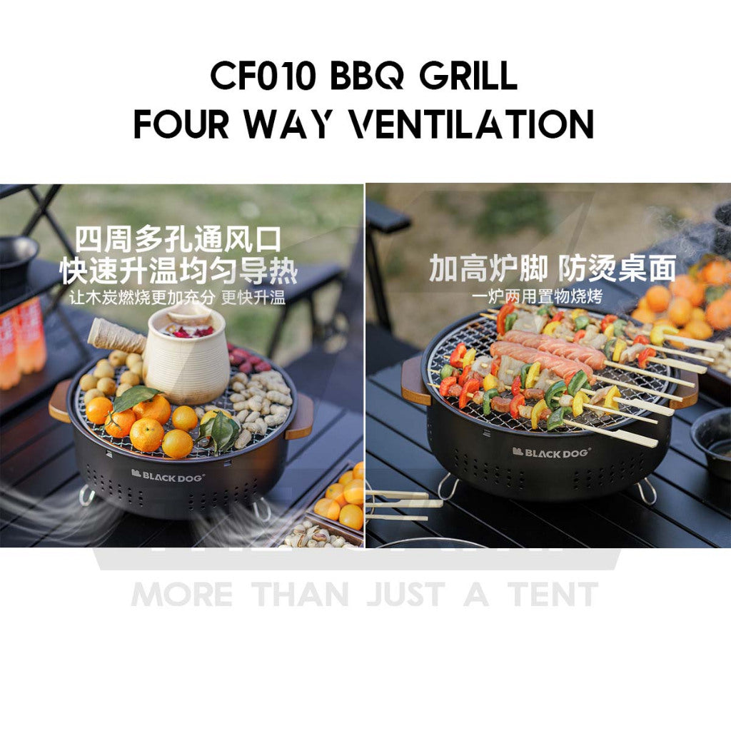 Blackdog Charcoal BBQ Grill Fire Pit Stove Outdoor Camping Folding Foldable Barbecue Firepit CBD2450CF010 CBD2300CF011