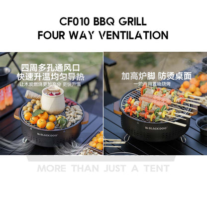Blackdog Charcoal BBQ Grill Fire Pit Stove Outdoor Camping Folding Foldable Barbecue Firepit CBD2450CF010 CBD2300CF011