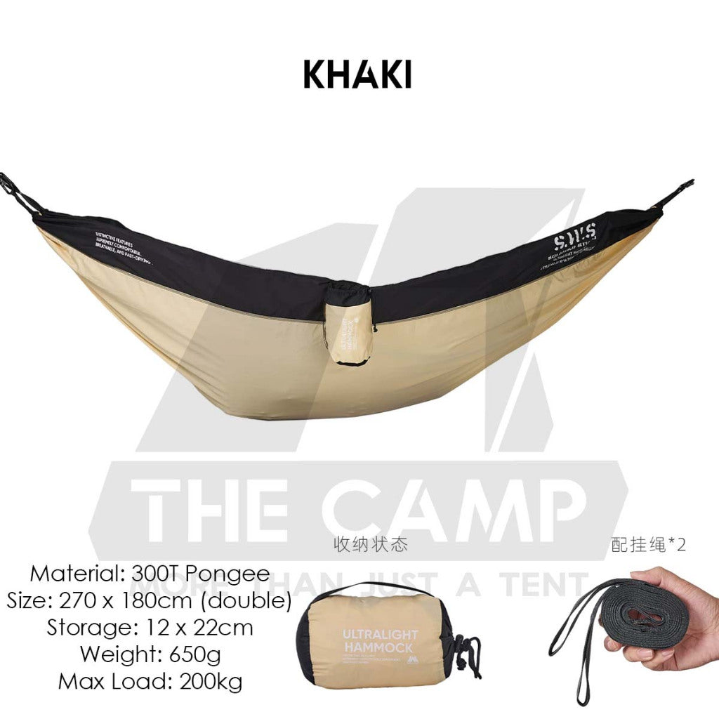 Wellhike SWS Hammock Double Ultralight Portable Hanging Outdoor Camping Bed Buaian Gantung