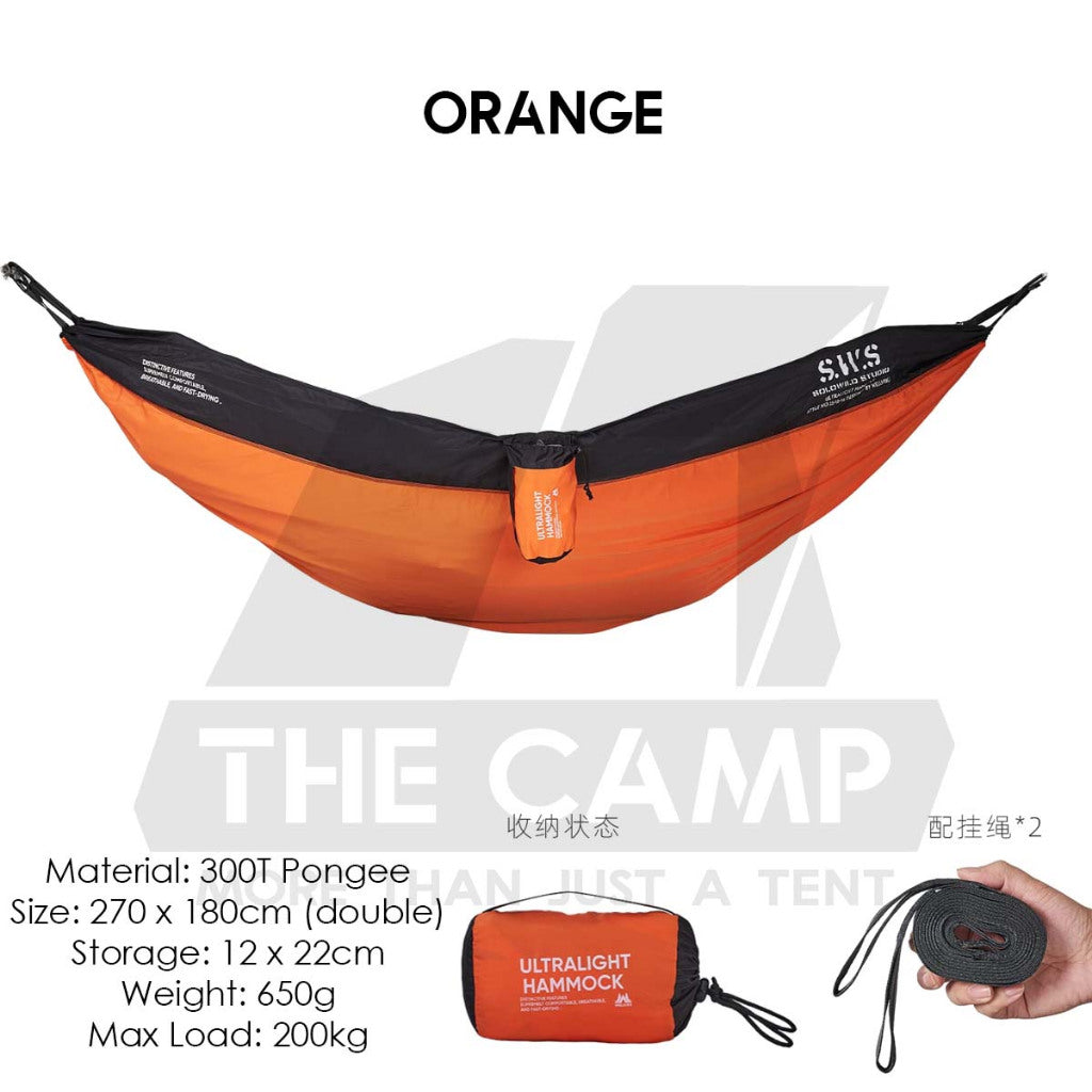 Wellhike SWS Hammock Double Ultralight Portable Hanging Outdoor Camping Bed Buaian Gantung