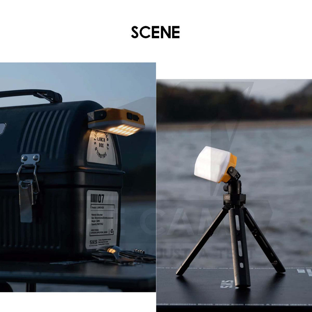 Wellhike SWS Edge Armor Light 4000mah High Brightness Outdoor Camping Lamp Tripod Magnet Hanging Lamp Lampu
