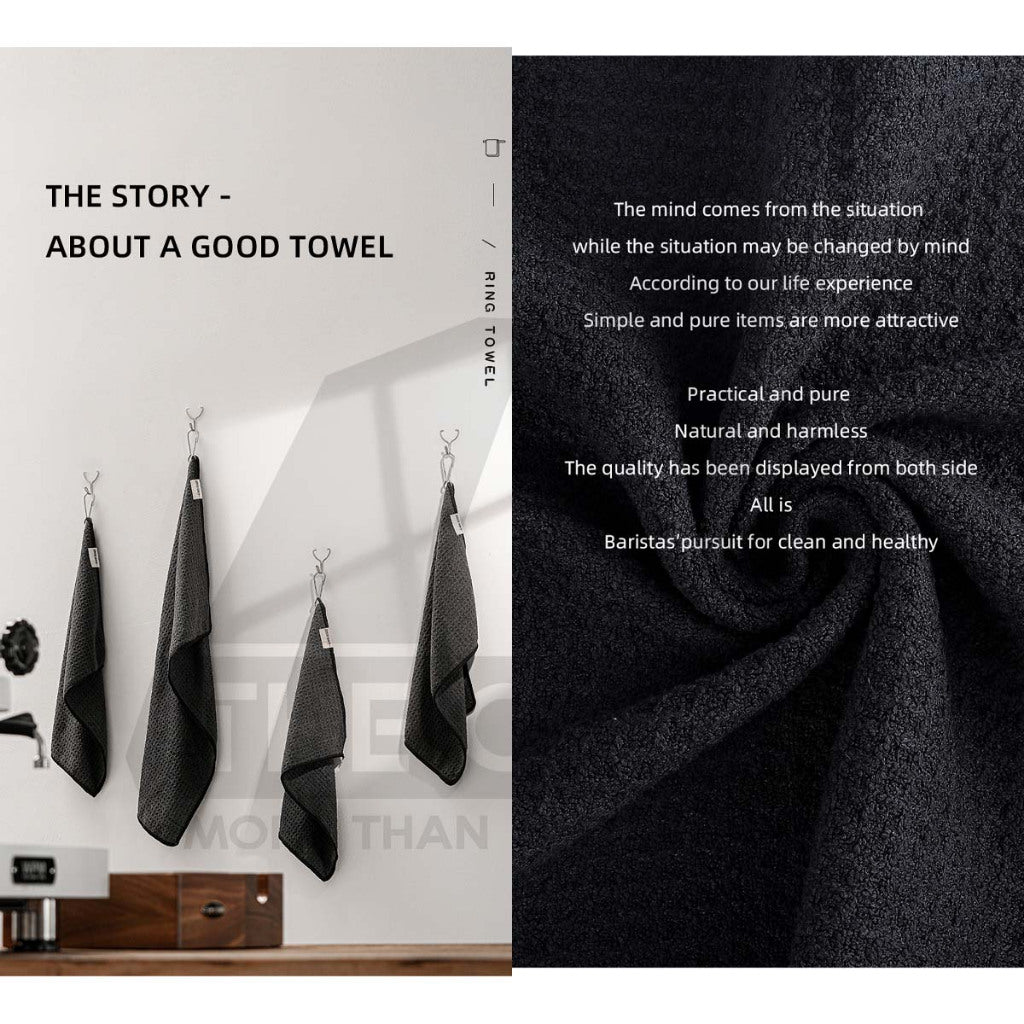 MHW-3BOMBER Cleaning Towel Espresso Coffee Machine Bar Top Cloth Barista Waffle Kain Kopi