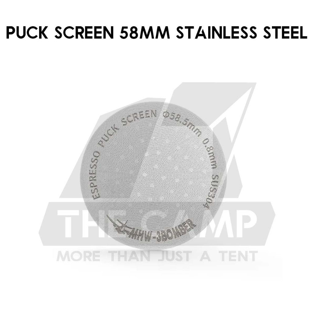 MHW-3BOMBER Paper Filter / Espresso Puck Screen Double Layer 58mm Metal Coffee Reusable Filter for Portafilter Basket