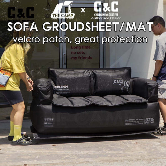 CC Sofa Groundsheet Mat Single / Double Day Dream Outdoor Camping Leisure Inflation Lazy Bed