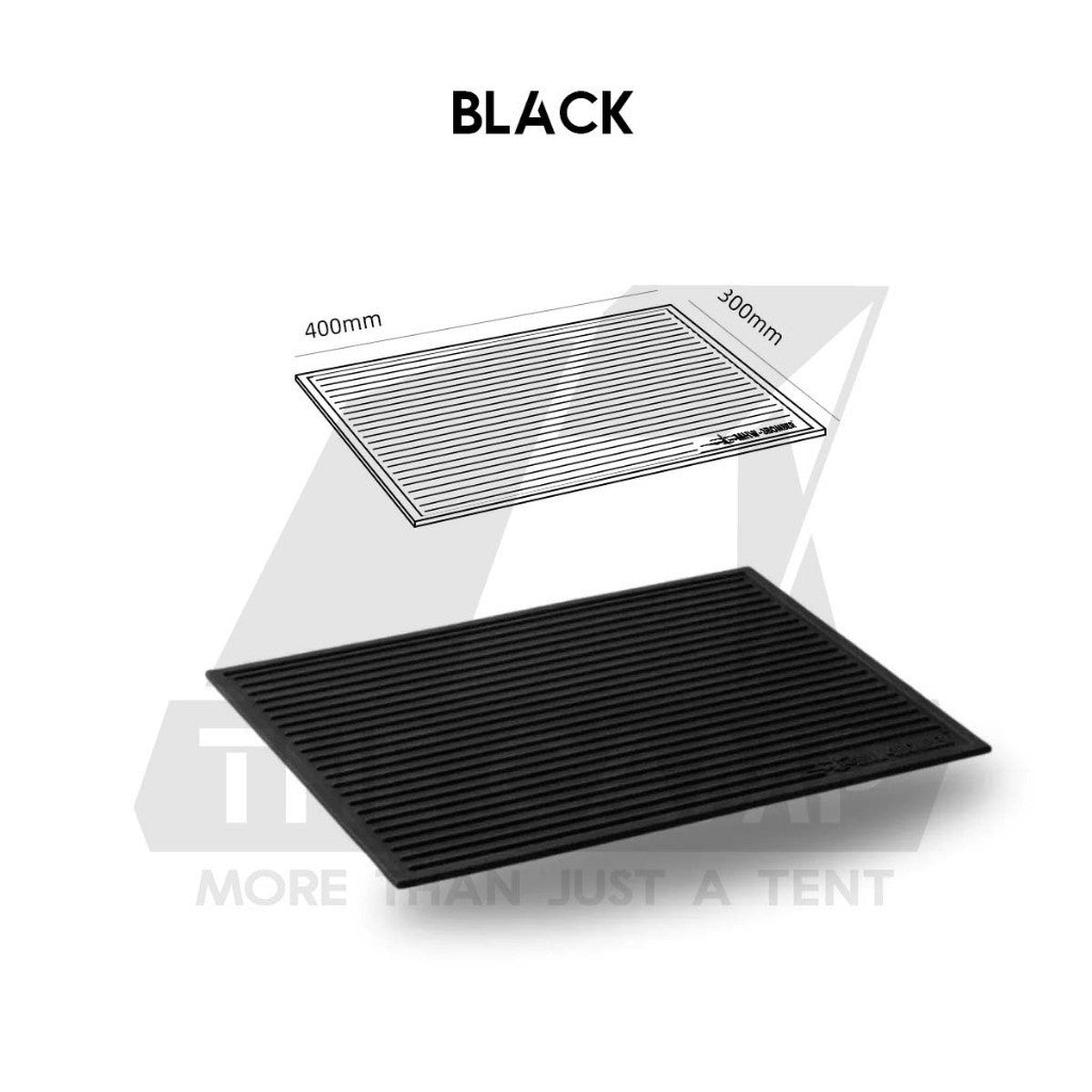 MHW-3BOMBER Coffee Bar Silicone Dish Drying Pad Mat Rubber Draining Cafe Barista Coaster Anti Slip