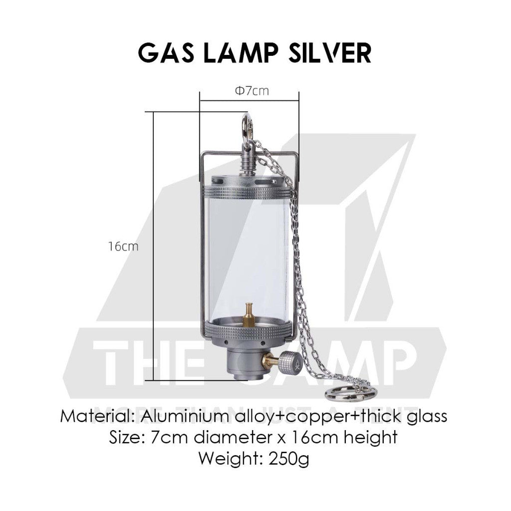 Wellhike SWS Gas Lamp Refillable Reusable Latern Light Aluminium Butane Gas