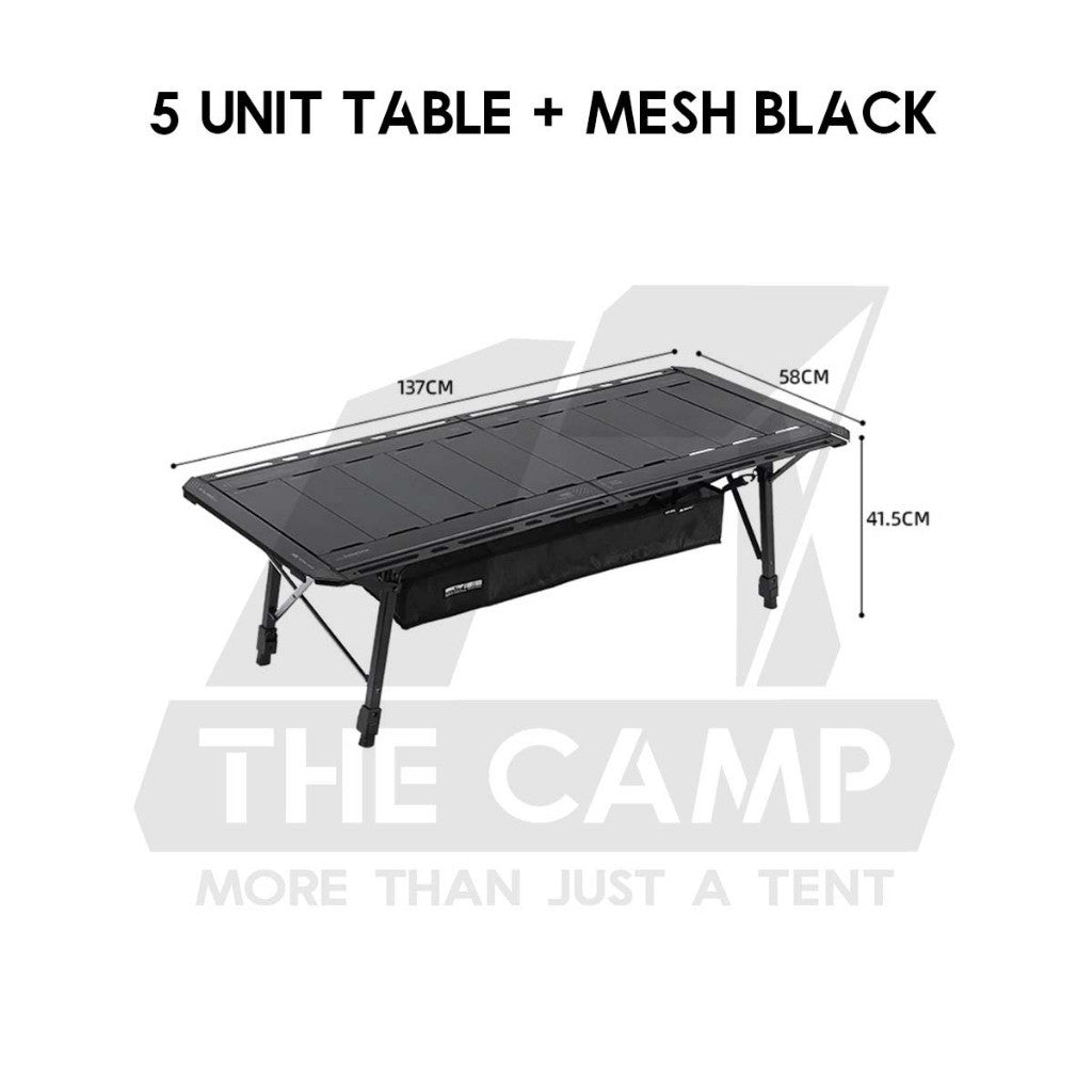Shinetrip Tuoyu Tactical IGT Table 3.5 /  5 unit  Adjustable Height Expandable Side Outdoor Camping Modular Meja A584