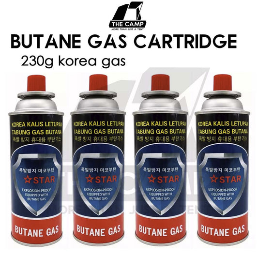 Korea Butane Gas Cartridge Korean Camping Bottle Outdoor Gas Adaptor Torch Anti Roll Clip Tin Gas Steamboat Gas Refill