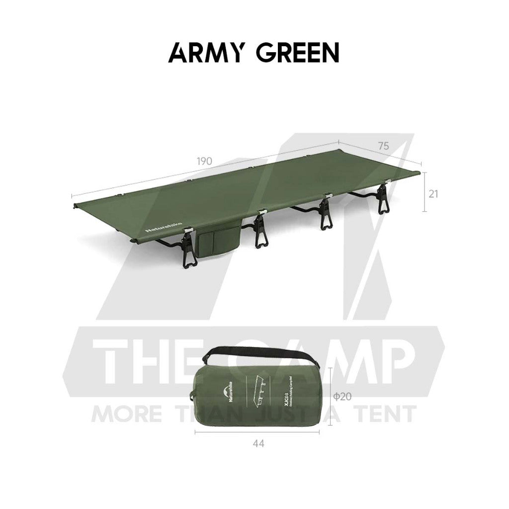 Naturehike XJC08 Cot Bed 75cm Wide Large Surface Outdoor Camping Sleeping Mat Bed Mattress Tilam Katil CNK2550WS020