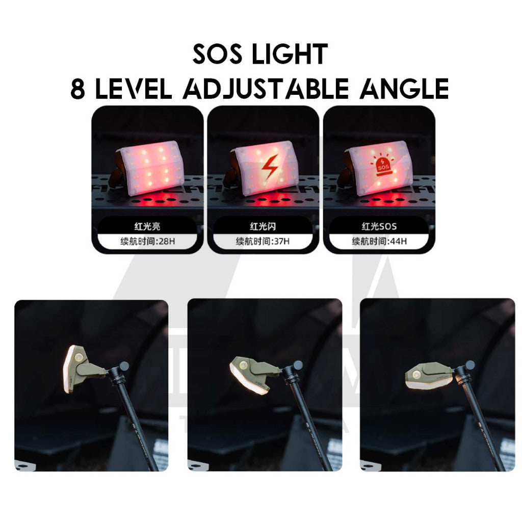 Shinetrip Illuminator Card Light 5000mah High Brightness Outdoor Camping Lamp Tripod Magnet Hanging Lamp Lampu A565