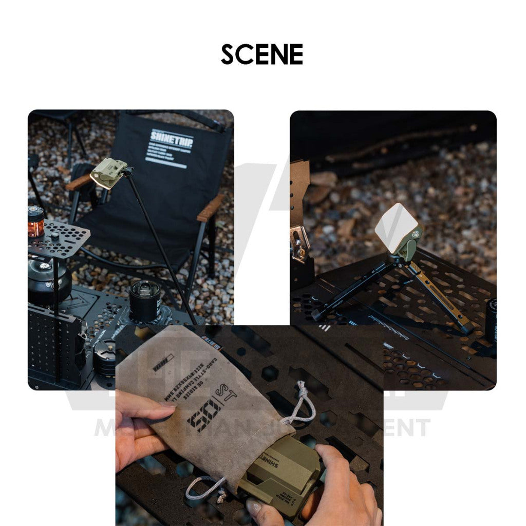 Shinetrip Illuminator Card Light 5000mah High Brightness Outdoor Camping Lamp Tripod Magnet Hanging Lamp Lampu A565